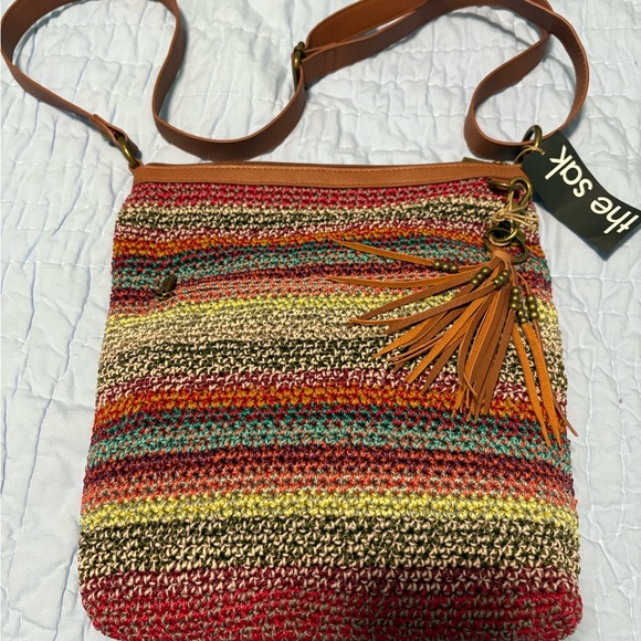The Sak Multicolor Crochet Crossbody Bag - Picture 1 of 5